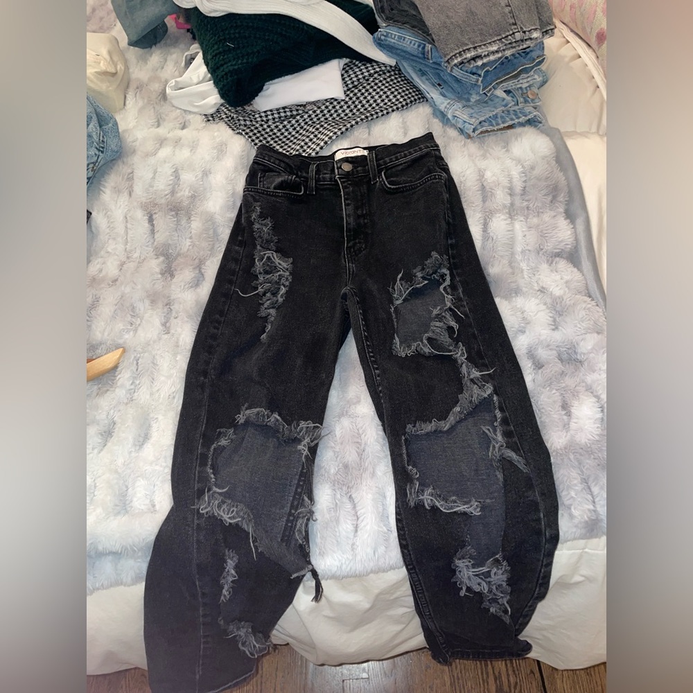 Black Ripped Jeans - Picture 7 of 7